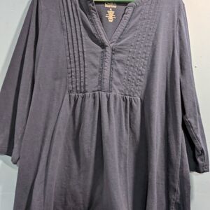 Coldwater Creek Deep Blue Tunic